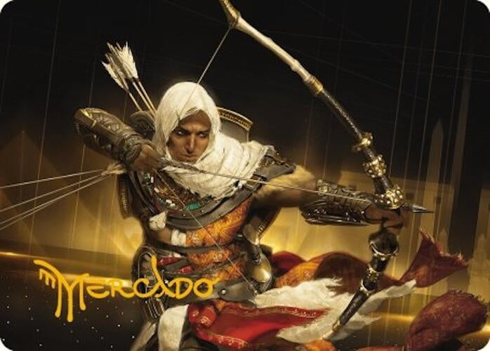 Bayek of Siwa Art Card (Gold-Stamped Signature) (16) (Art Series: Universes Beyond: Assassin's Creed)