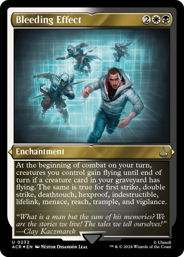 Bleeding Effect (Foil Etched) (232) (Universes Beyond: Assassin's Creed)