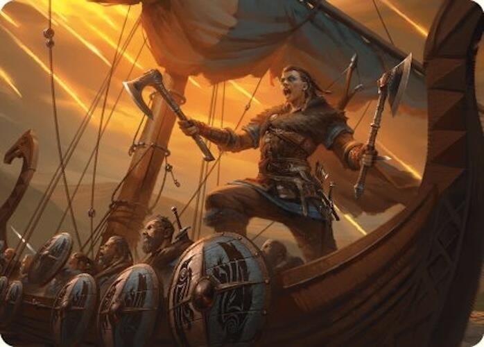 Eivor, Battle-Ready Art Card (18) (Art Series: Universes Beyond: Assassin's Creed)