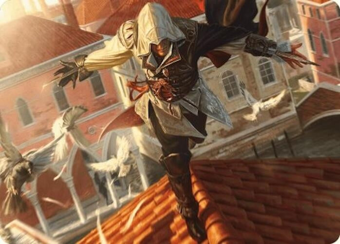 Ezio, Blade of Vengeance Art Card (19) (Art Series: Universes Beyond: Assassin's Creed)