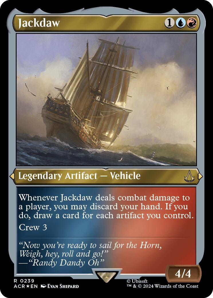 Jackdaw (Foil Etched) (239) (Universes Beyond: Assassin's Creed)