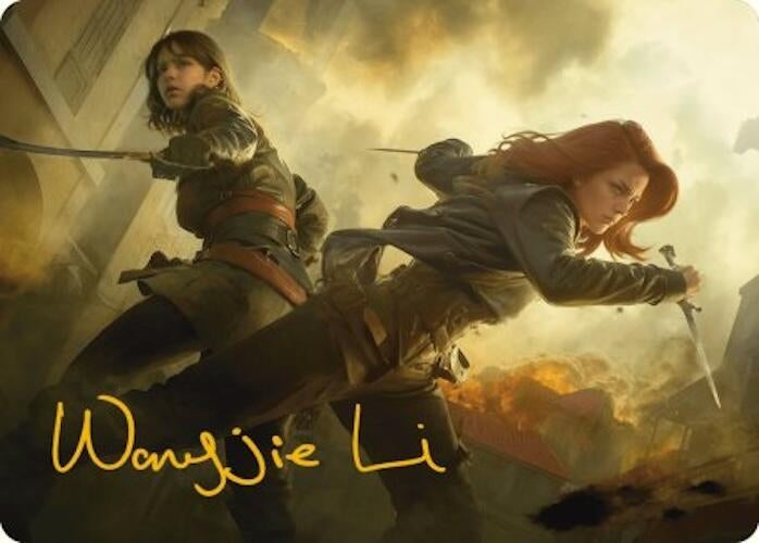 Mary Read and Anne Bonny Art Card (Gold-Stamped Signature) (7) (Art Series: Universes Beyond: Assassin's Creed)