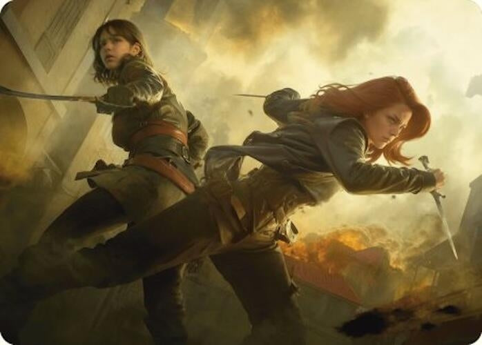 Mary Read and Anne Bonny Art Card (7) (Art Series: Universes Beyond: Assassin's Creed)