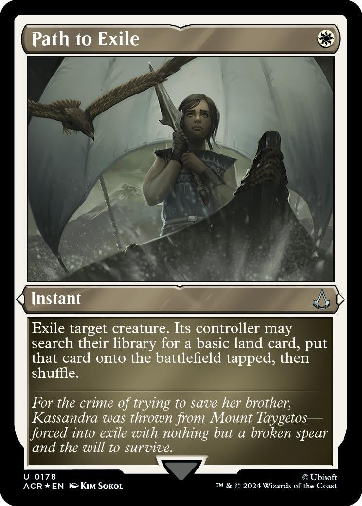 Path to Exile (Foil Etched) (178) (Universes Beyond: Assassin's Creed)