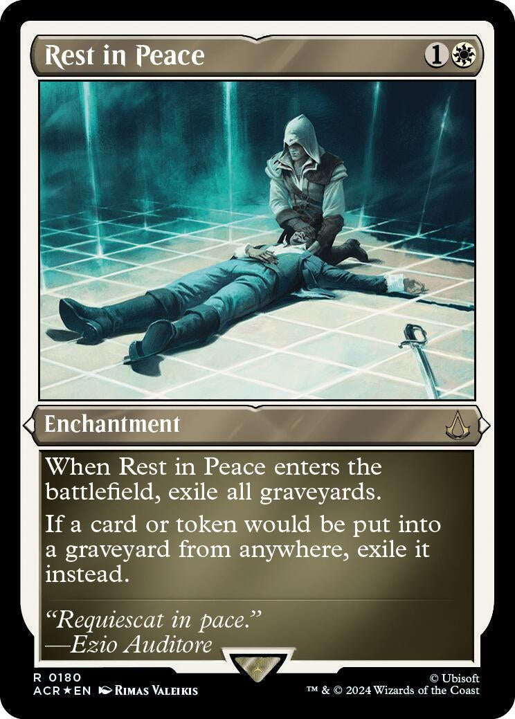 Rest in Peace (Foil Etched) (180) (Universes Beyond: Assassin's Creed)