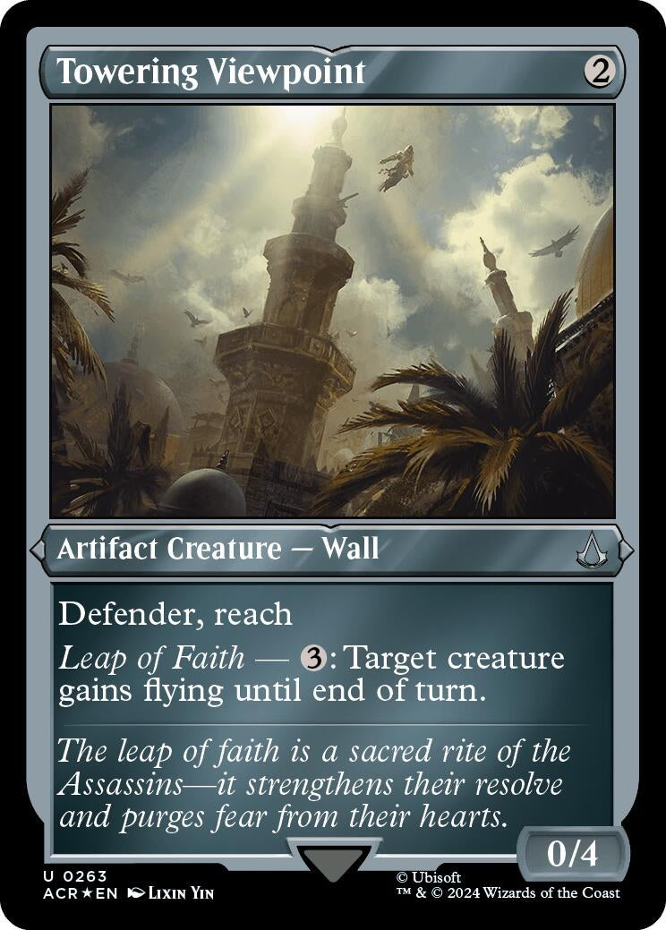 Towering Viewpoint (Foil Etched) (263) (Universes Beyond: Assassin's Creed)