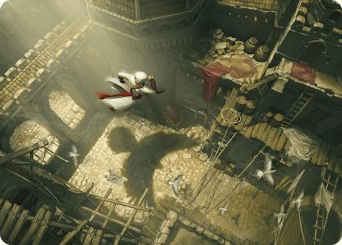 Rooftop Bypass Art Card (20) (Art Series: Universes Beyond: Assassin's Creed)