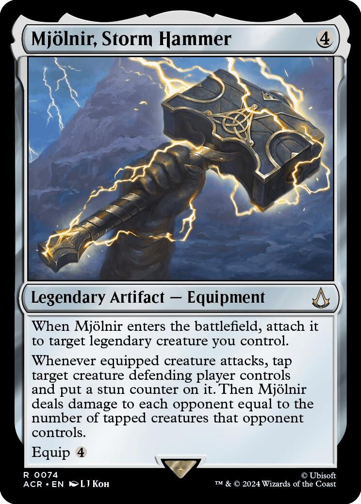 Mjolnir, Storm Hammer (74) (Universes Beyond: Assassin's Creed)