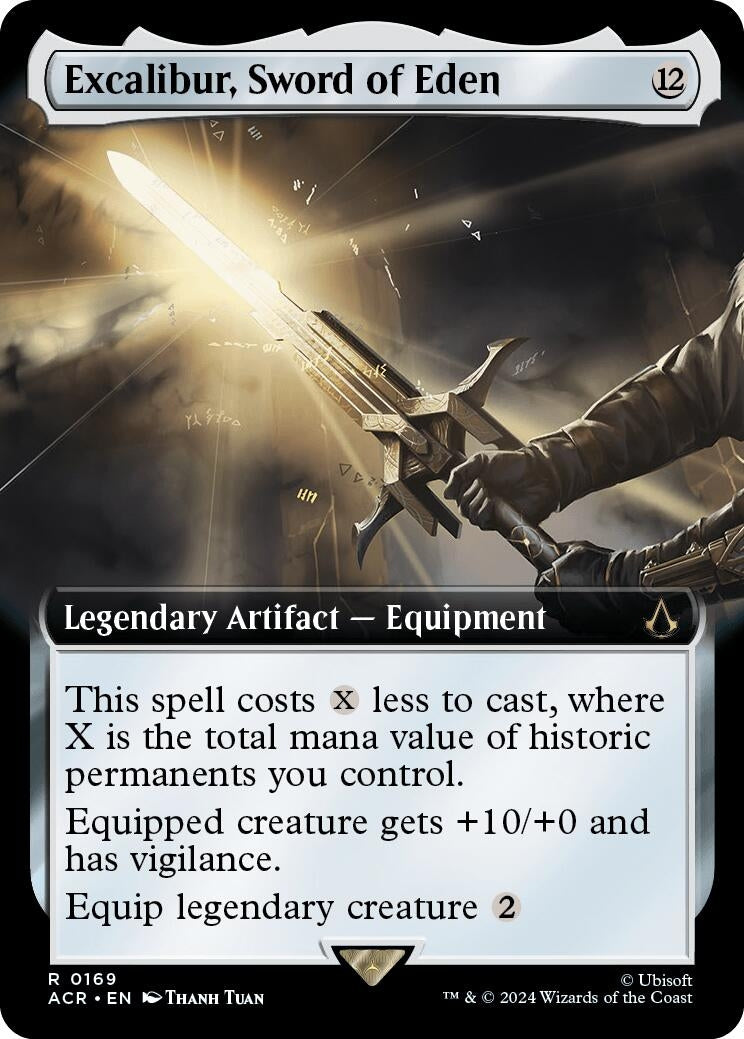 Excalibur, Sword of Eden (Extended Art) (169) (Universes Beyond: Assassin's Creed)