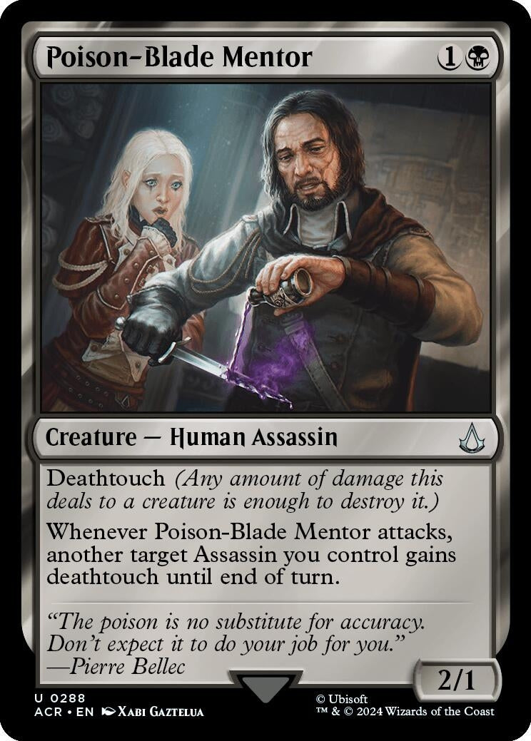 Poison-Blade Mentor (288) (Universes Beyond: Assassin's Creed)