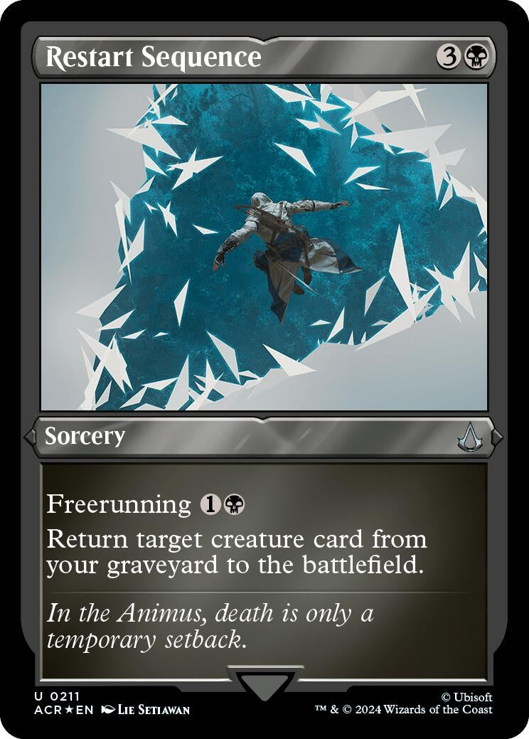 Restart Sequence (Foil Etched) (211) (Universes Beyond: Assassin's Creed)