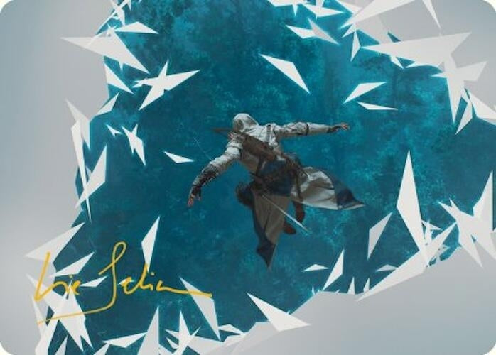 Restart Sequence Art Card (Gold-Stamped Signature) (3) (Art Series: Universes Beyond: Assassin's Creed)