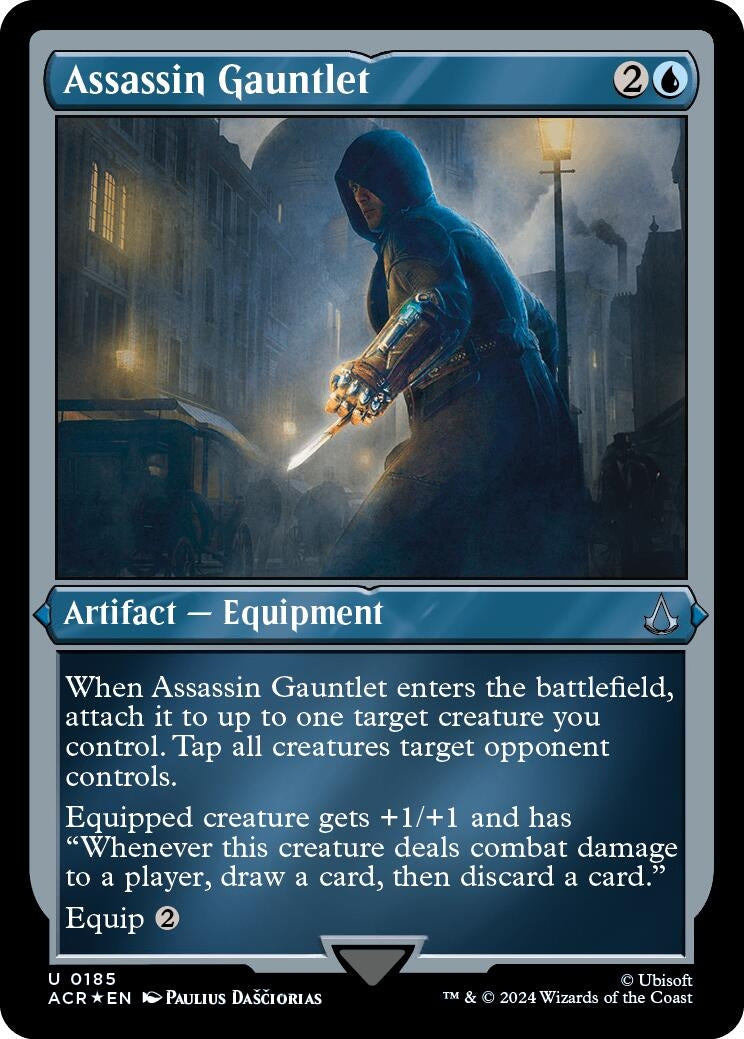 Assassin Gauntlet (Foil Etched) (185) (Universes Beyond: Assassin's Creed)