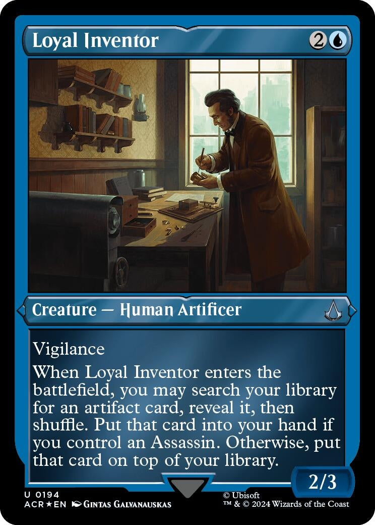 Loyal Inventor (Foil Etched) (194) (Universes Beyond: Assassin's Creed)