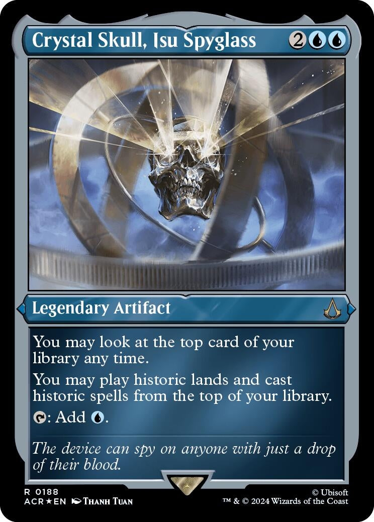 Crystal Skull, Isu Spyglass (Foil Etched) (188) (Universes Beyond: Assassin's Creed)