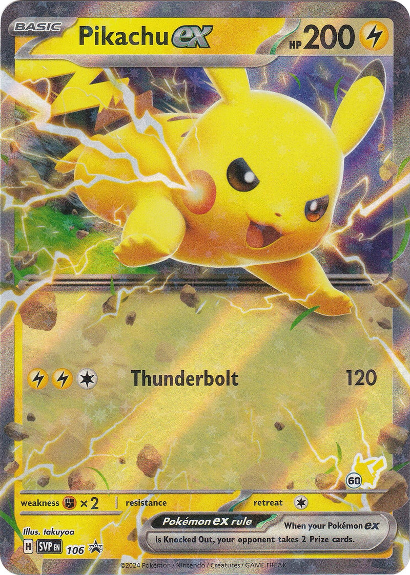 Image for Pikachu ex (Pikachu 60) (106) (Battle Academy 2024) - Pokemon