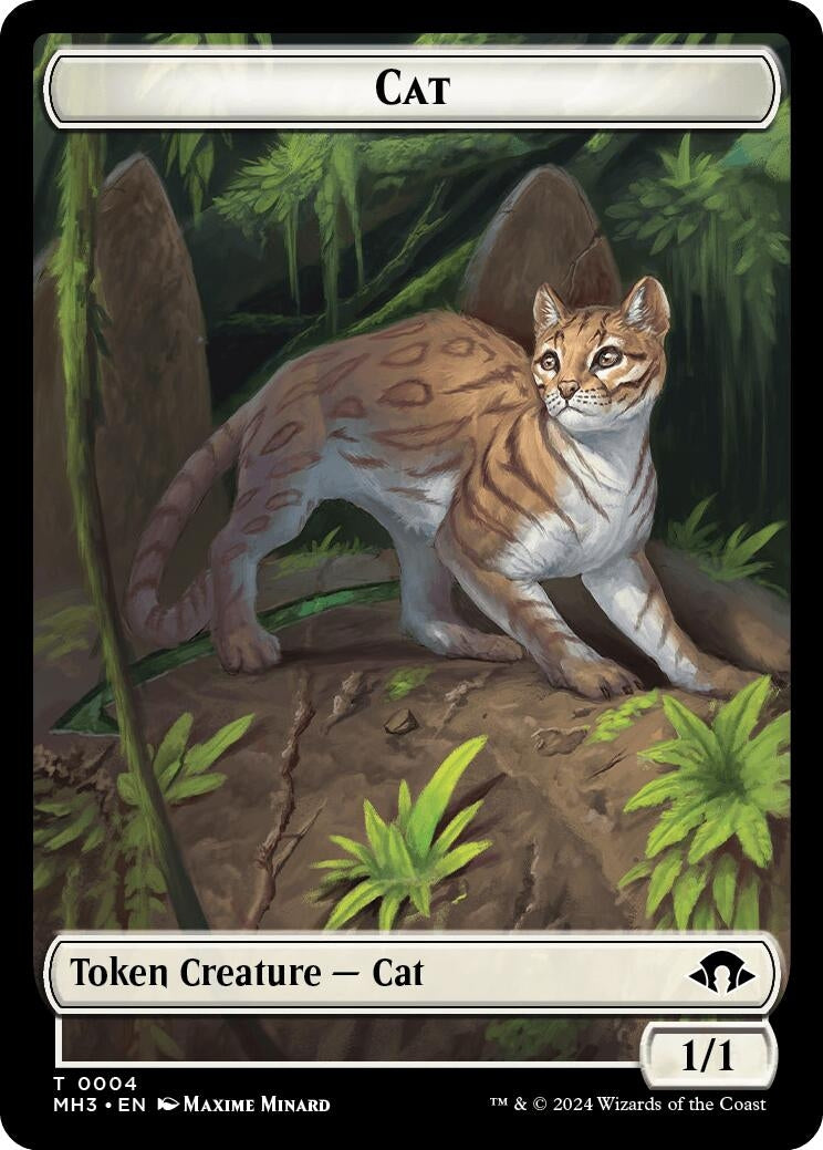 Cat // Energy Reserve Double-Sided Token (4 // 36) (Modern Horizons 3)