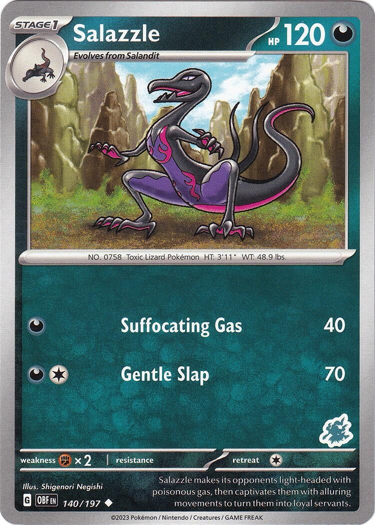 Image for Salazzle - Darkrai Deck (140/197) (Battle Academy 2024) - Pokemon