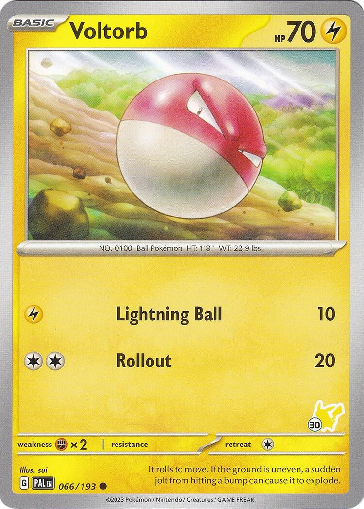 Image for Voltorb - Pikachu 30 (066/193) (Battle Academy 2024) - Pokemon