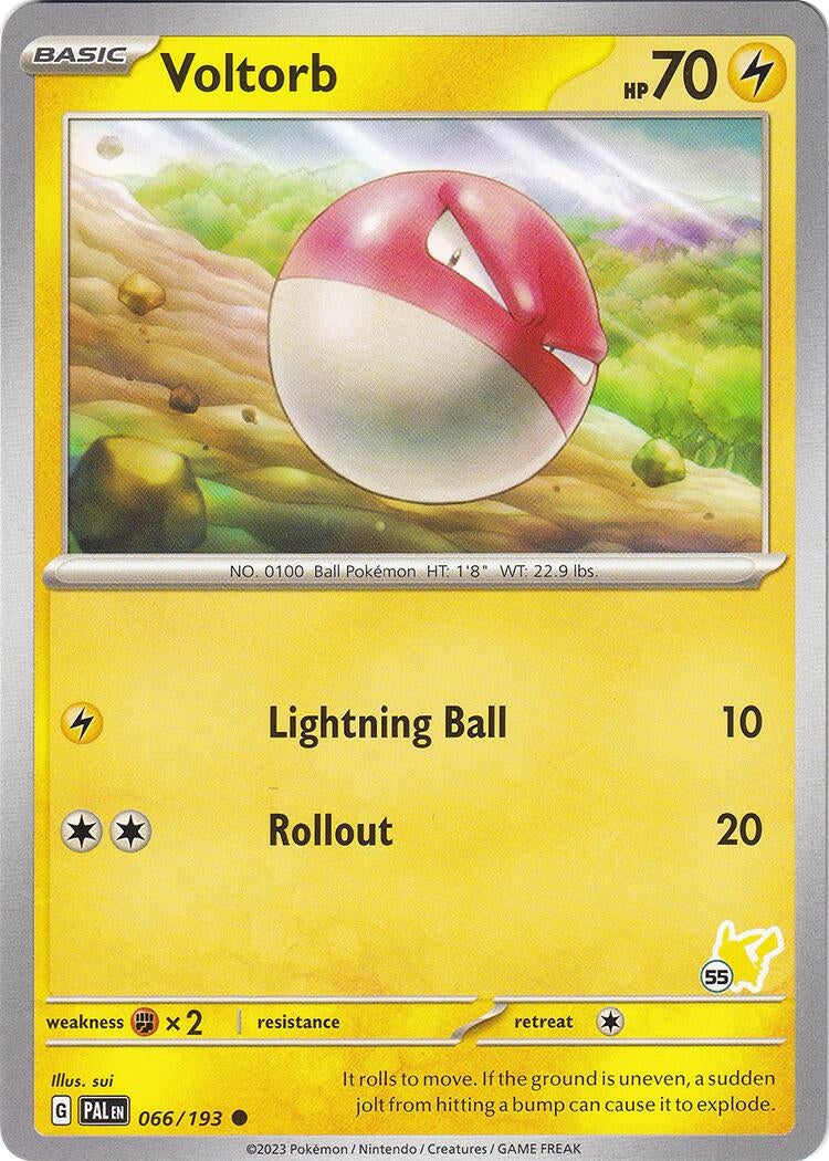 Image for Voltorb - Pikachu 55 (066/193) (Battle Academy 2024) - Pokemon