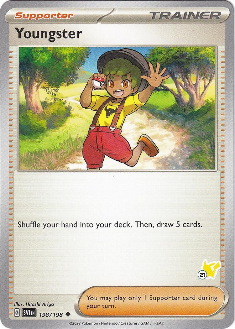 Image for Youngster - Pikachu 21 (198/198) (Battle Academy 2024) - Pokemon