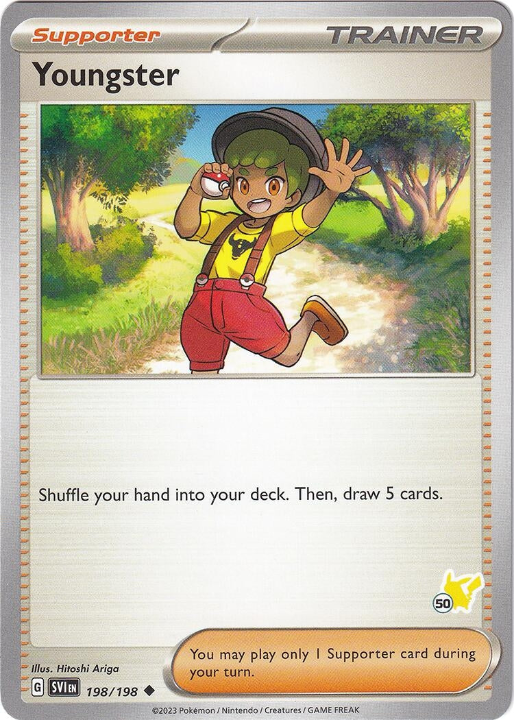 Image for Youngster - Pikachu 50 (198/198) (Battle Academy 2024) - Pokemon