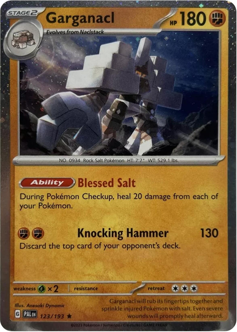 Image for Garganacl (Cosmos Holo) (123/193) (Blister Exclusives) - Pokemon