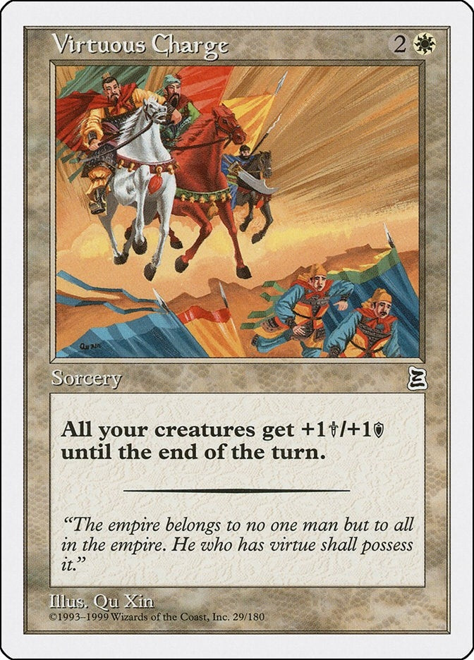 Image for Virtuous Charge (29) - Magic: The Gathering