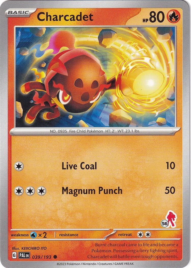Image for Charcadet - Armarouge 56 (039/193) (Battle Academy 2024) - Pokemon
