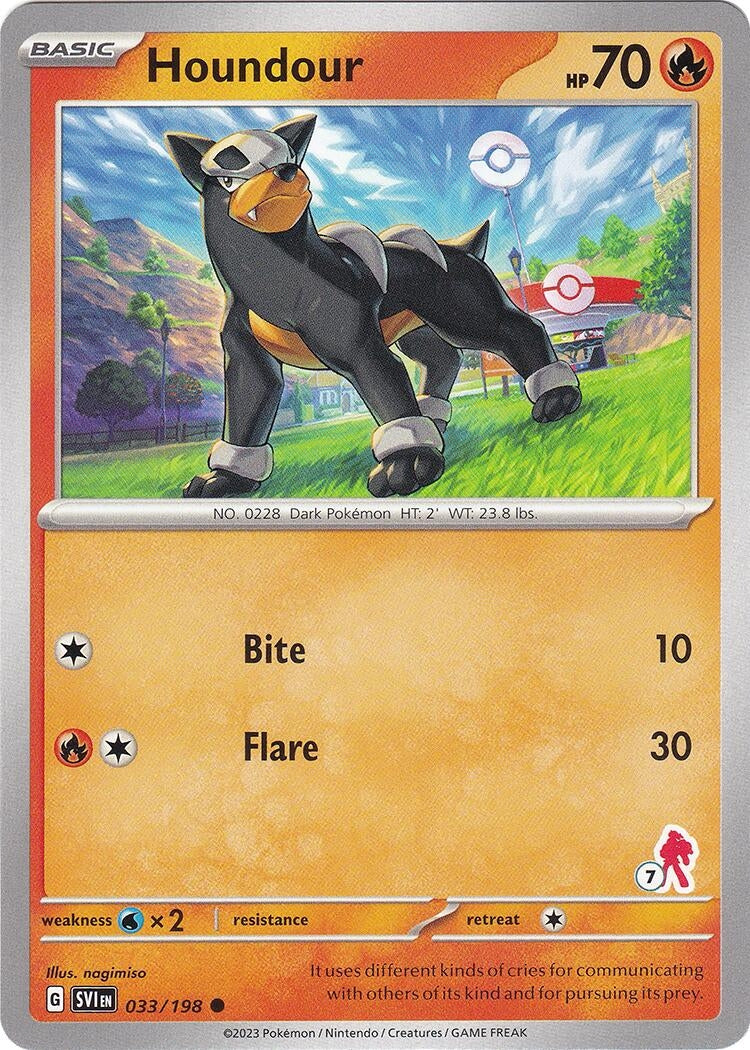 Image for Houndour - Armarouge 7 (033/198) (Battle Academy 2024) - Pokemon