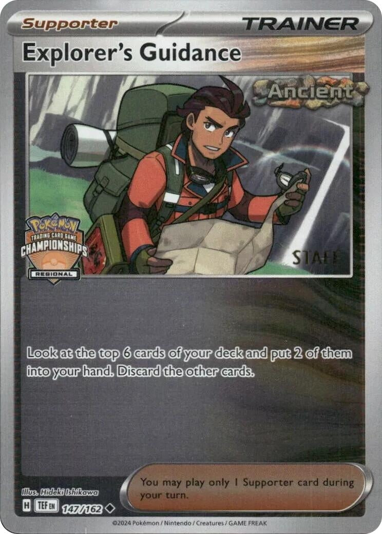 Image for Explorer's Guidance - 147/162 (Regional Championships) [Staff] (147/162) (League & Championship Cards) - Pokemon