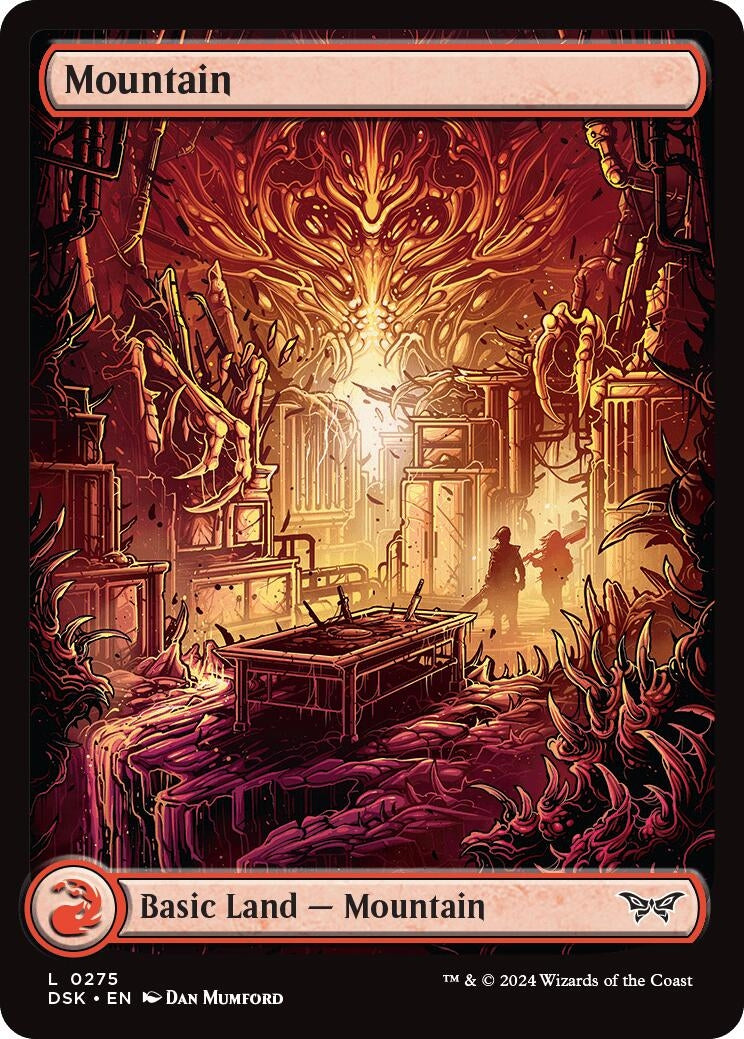 Mountain (0275) - Full Art (275) (Duskmourn: House of Horror)