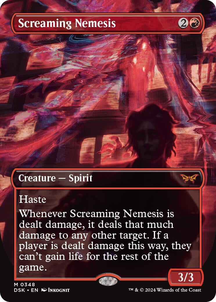Screaming Nemesis (Borderless) (348) (Duskmourn: House of Horror) (DSK)