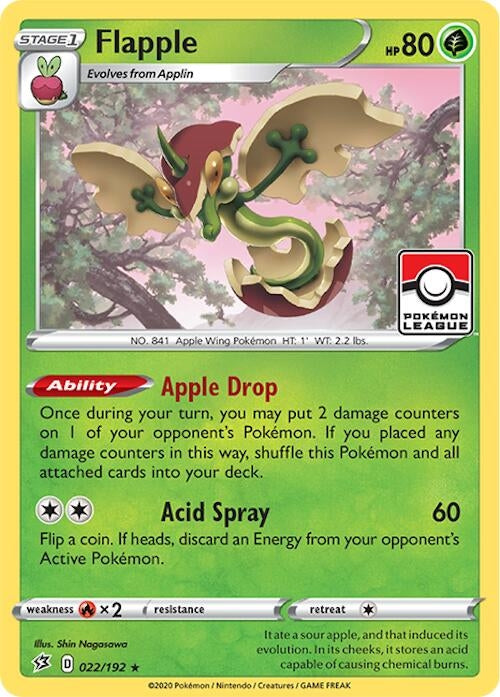 Image for Flapple - 022/192 (League Promo) (022/192) (League & Championship Cards) - Pokemon
