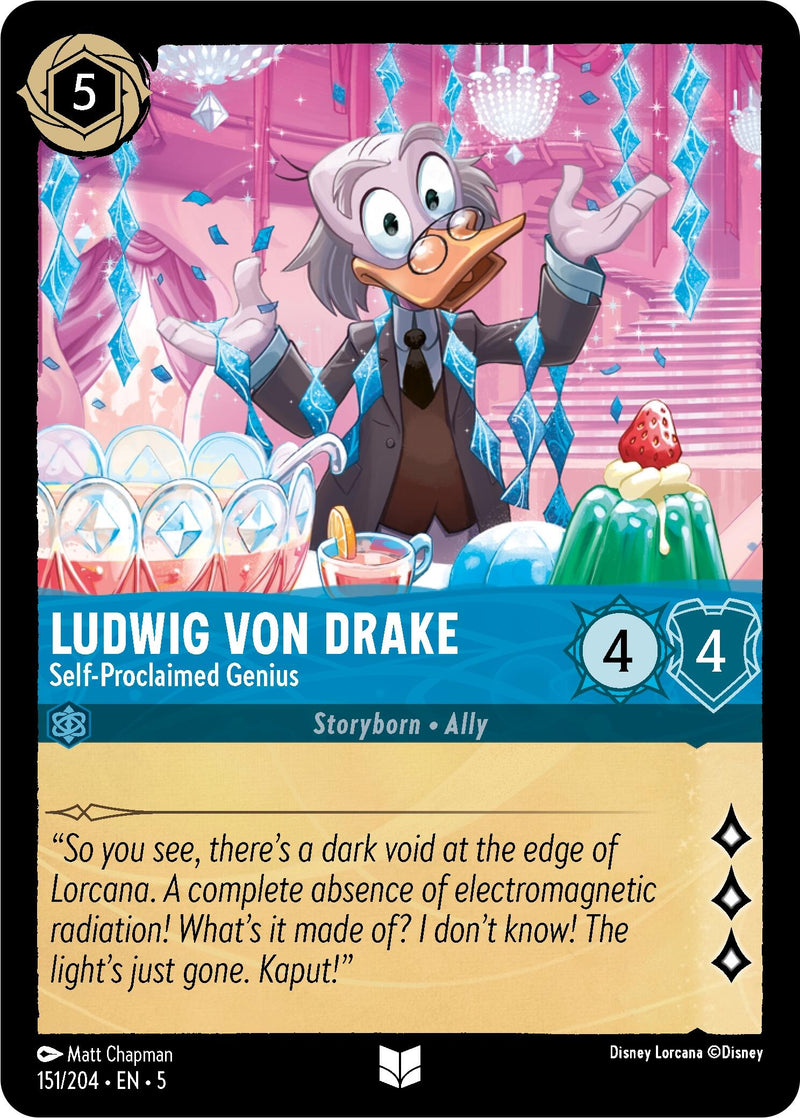 Ludwig Von Drake - Self-Proclaimed Genius (151/204) (Shimmering Skies)
