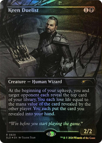 Keen Duelist (Rainbow Foil) (828) (Secret Lair Drop Series)