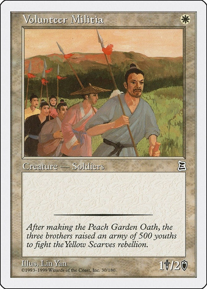 Image for Volunteer Militia (30) - Magic: The Gathering