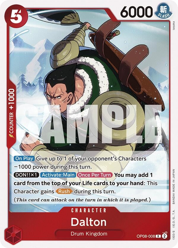 Image for Dalton (OP08-008) (Two Legends) - One Piece Card Game