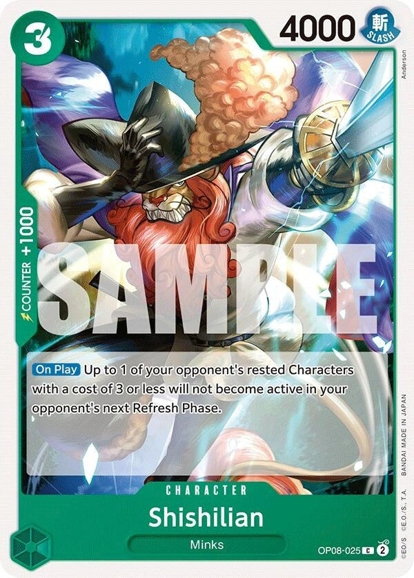 Image for Shishilian (OP08-025) (Two Legends) - One Piece Card Game