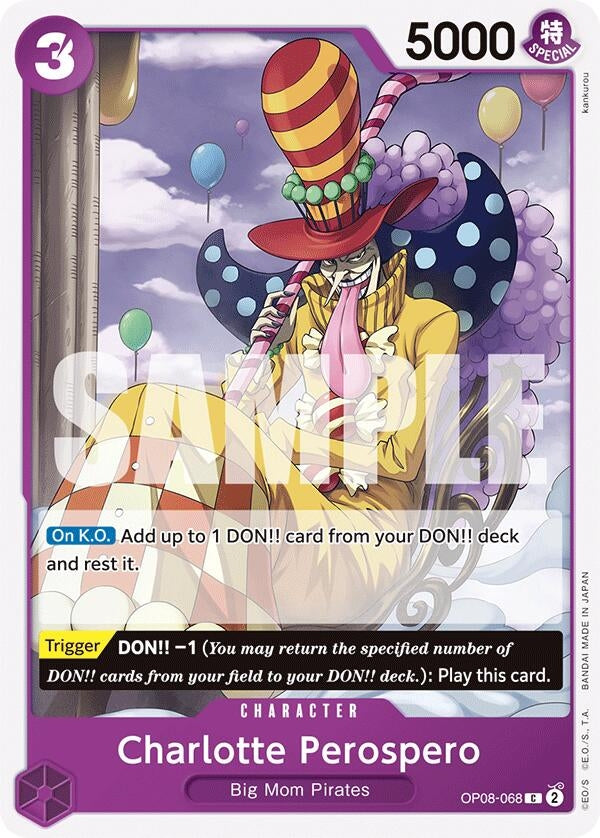 Image for Charlotte Perospero (OP08-068) (Two Legends) - One Piece Card Game