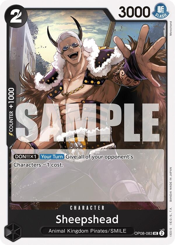 Image for Sheepshead (OP08-083) (Two Legends) - One Piece Card Game