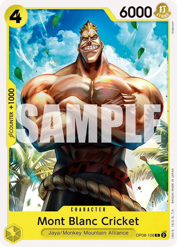 Image for Mont Blanc Cricket (OP08-108) (Two Legends) - One Piece Card Game