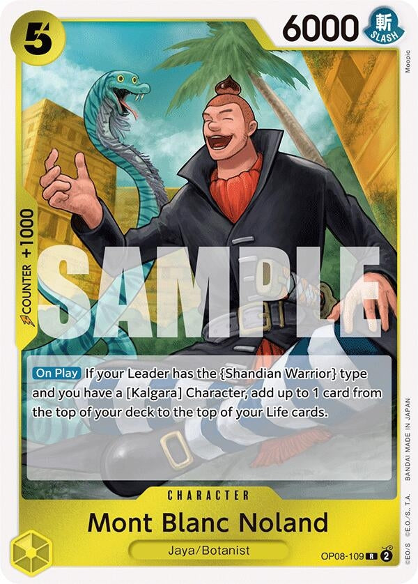 Image for Mont Blanc Noland (OP08-109) (Two Legends) - One Piece Card Game