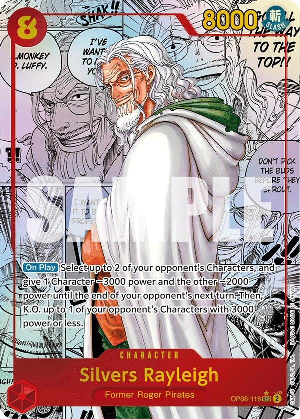 Silvers Rayleigh (Parallel) (Manga) (OP08-118) (Two Legends)