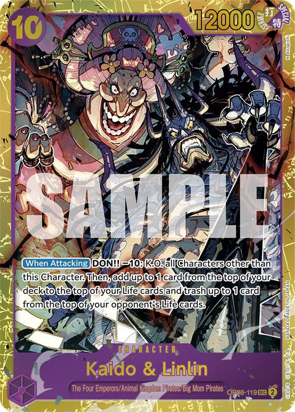 Image for Kaido & Linlin (OP08-119) (Two Legends) - One Piece Card Game