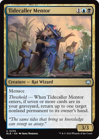 Tidecaller Mentor (236) (Bloomburrow)