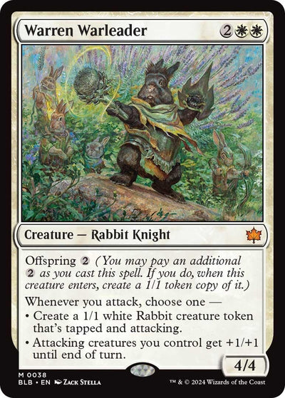 Warren Warleader (38) (Bloomburrow)