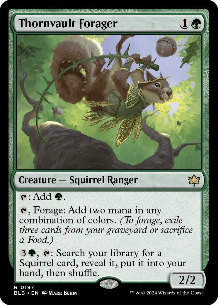 Thornvault Forager (197) (Bloomburrow)