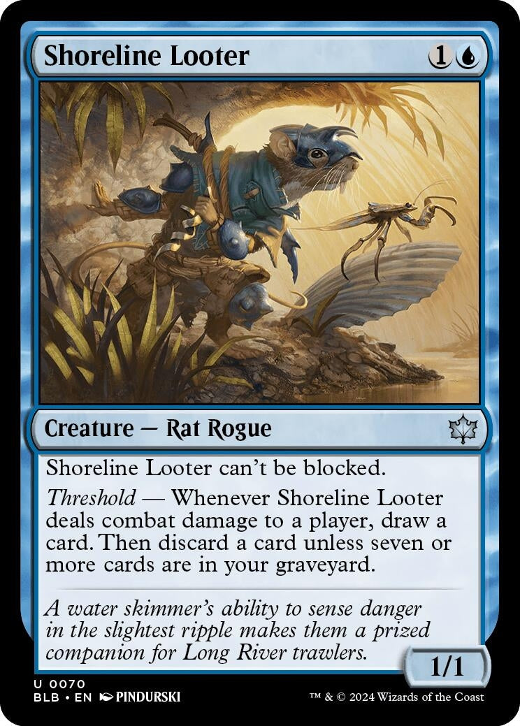 Shoreline Looter (70) (Bloomburrow)