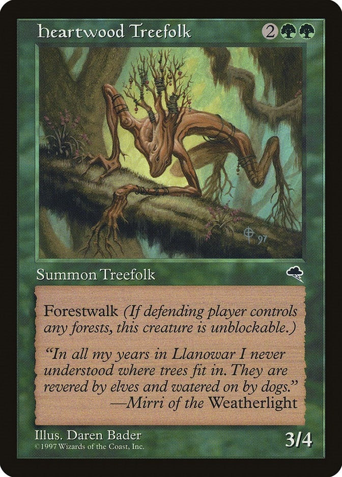 Heartwood Treefolk (233) (Tempest)